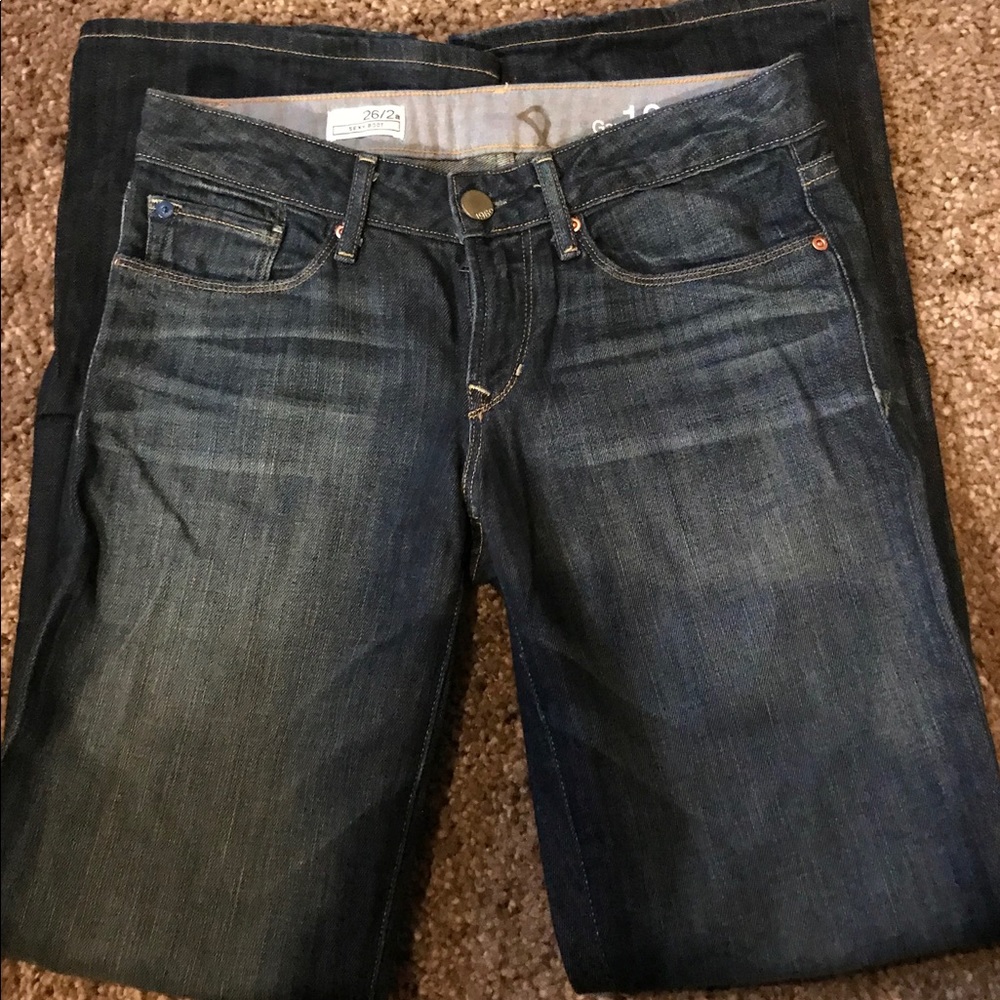 New Gap Sexy Boot Jeans Size 26/2A